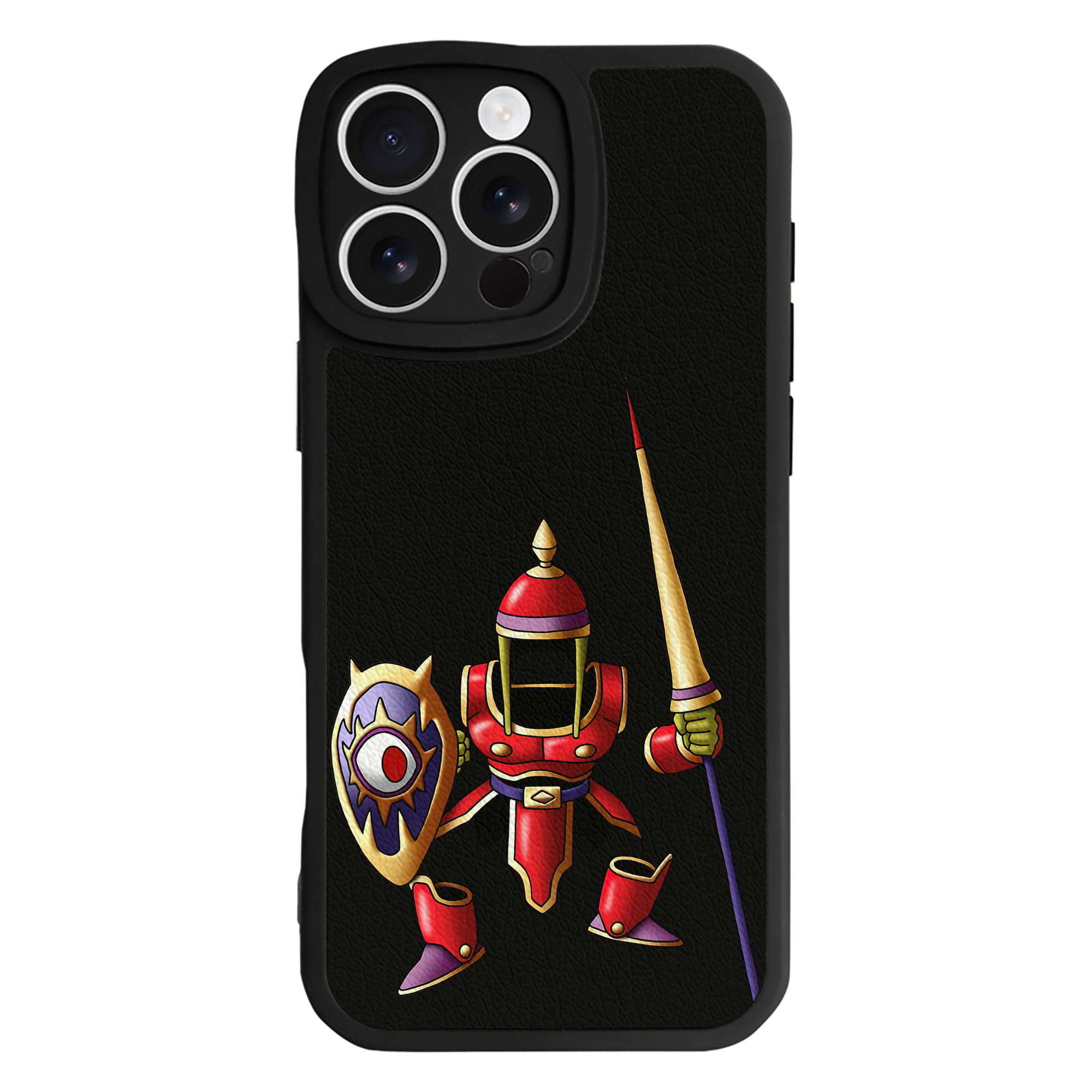 （画像用） ドラゴンクエスト Doragon Kuesuto Dragon Quest 【iPhone 16シリーズ対応】シリコンスマホケース（レザー調） 材質：シリコン